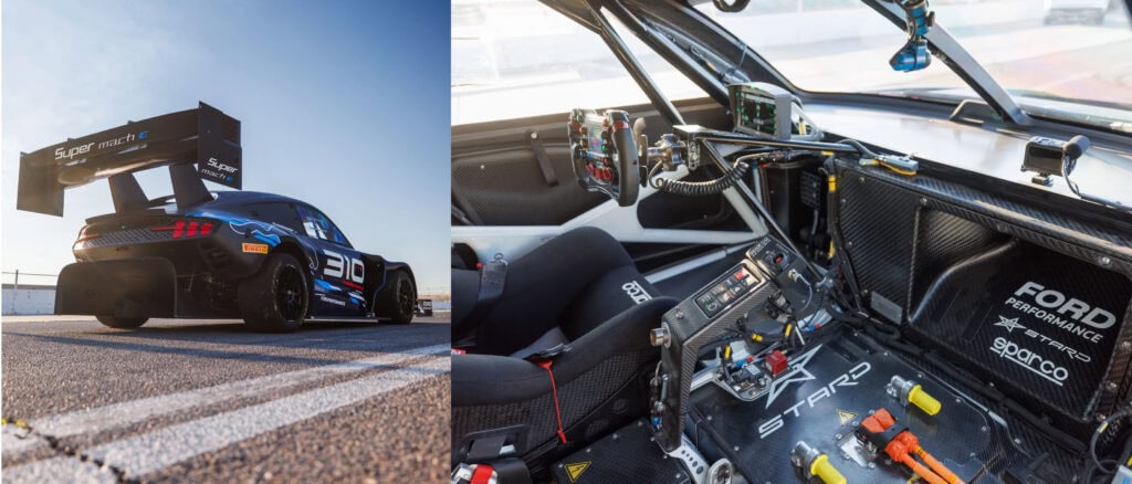 Romain Dumas Drives Ford's Super Mustang Mach-E to First Place