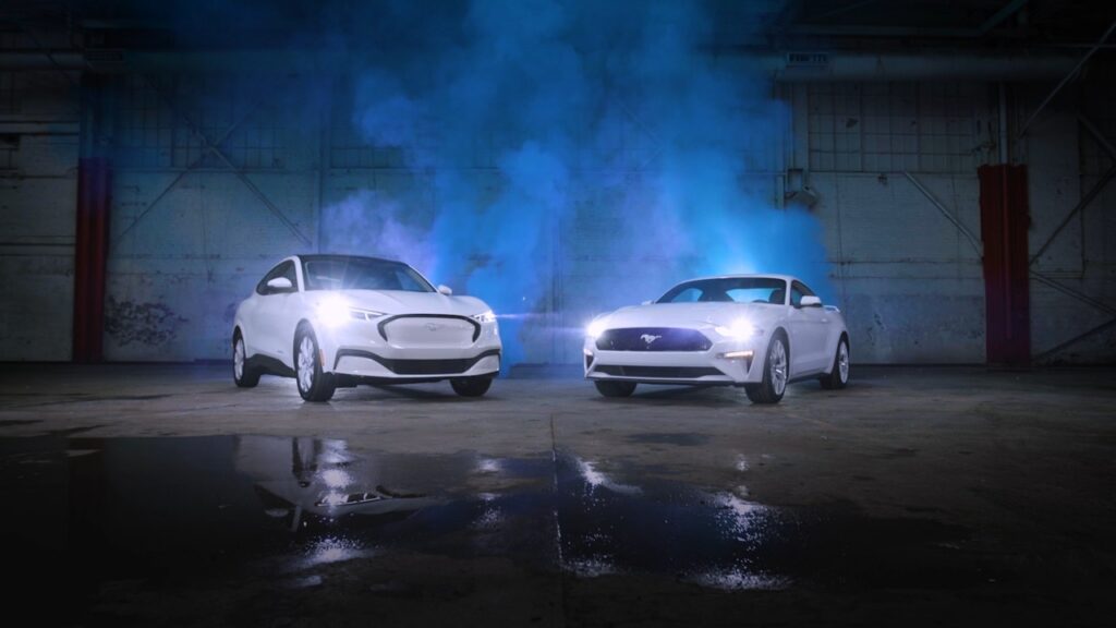 America’s Cars Have Lost Their Color: White Ford Mustang Mach-E