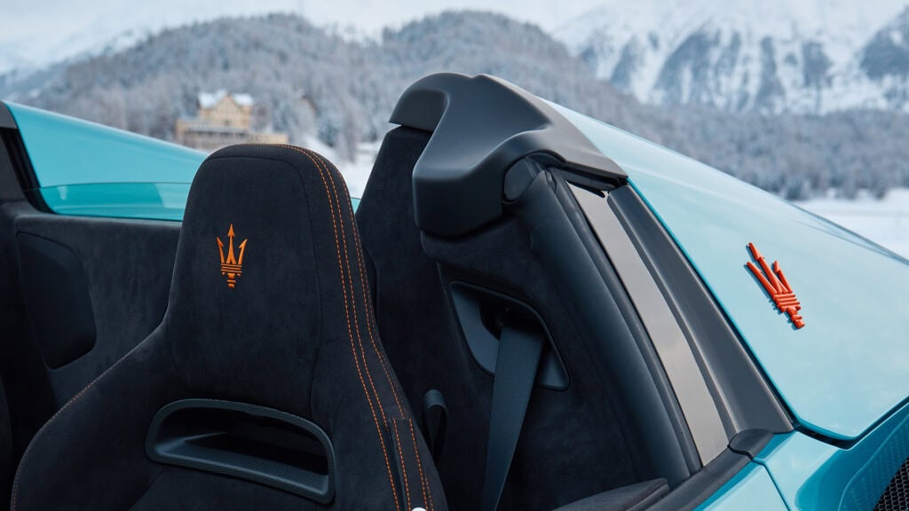 Maserati MCPura Cielo Frozen Magma  headrest