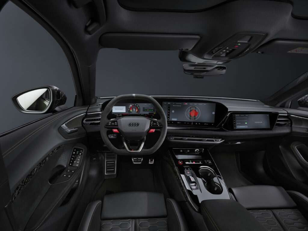 2027 Audi RS 5 Sedan looking from the drivers point of view