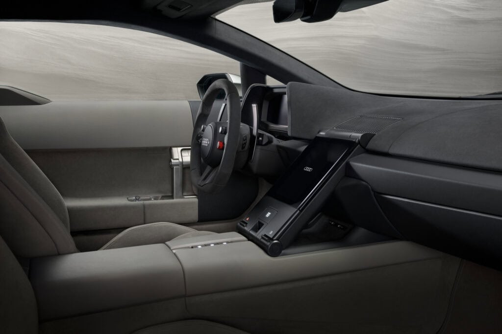 Audi Nuvolari Titanium, outdoor static photo, interior view