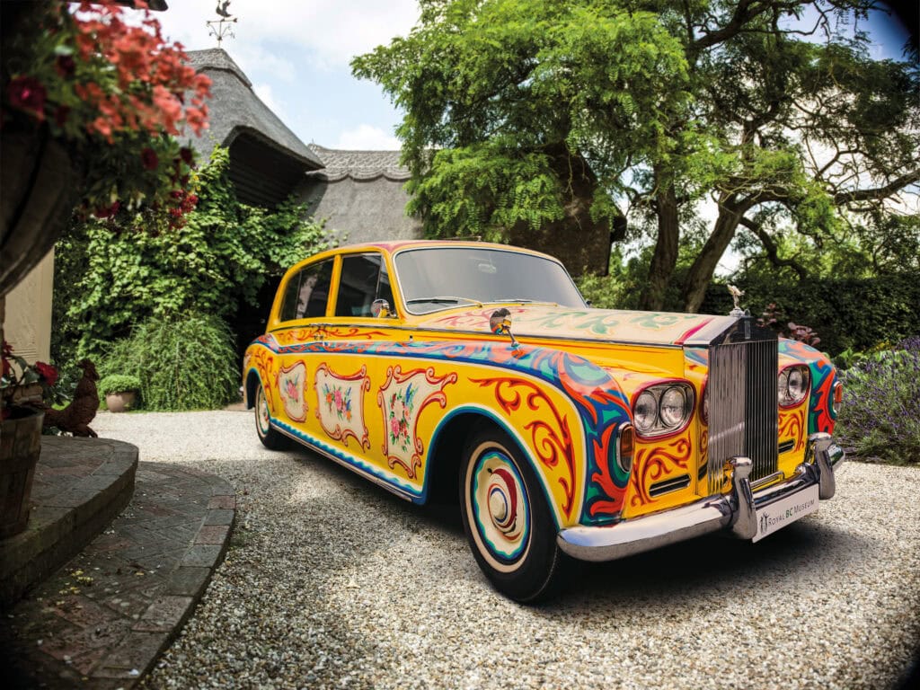 John Lennon's handpainted Rolls Royce