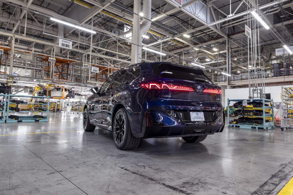 2027 BMW X5 in a factory setting