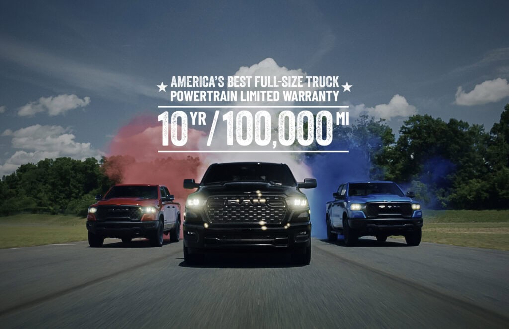 Ram Brand Announces America’s Best Full-size Truck and Van Limited Powertrain Warranty — 10 Years/100k Miles