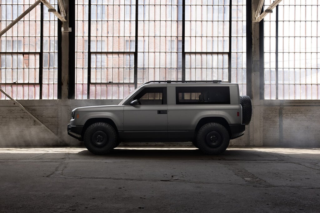 The blank Slate truck with the SUV conversion kit