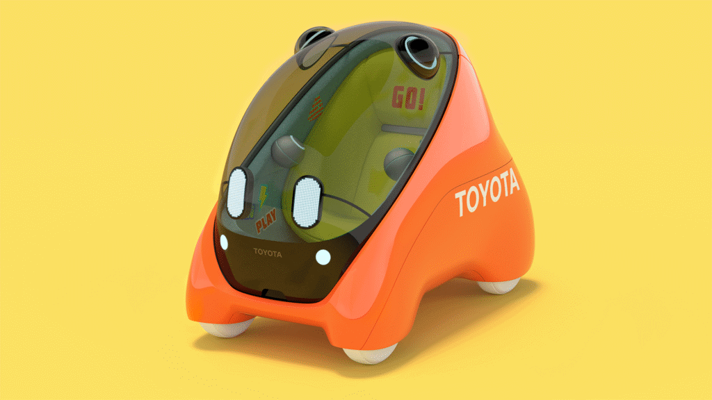 A car specifically made for kids that doesn't need a drivers license from Toyota JMS Show, 2025