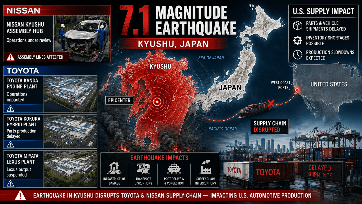 Featured image for “Japan Quake Halts Lexus Output as Nissan Assesses Plants”