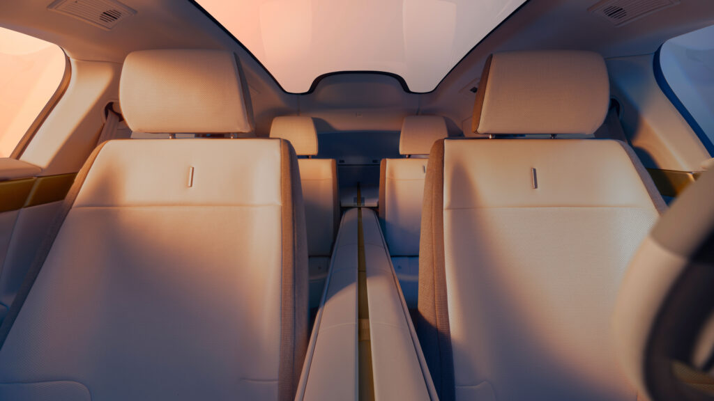 Seat view of the Cabin of Jaguar type 01