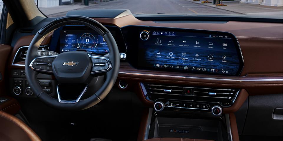 Interior of the 2026 Chevrolet Tahoe