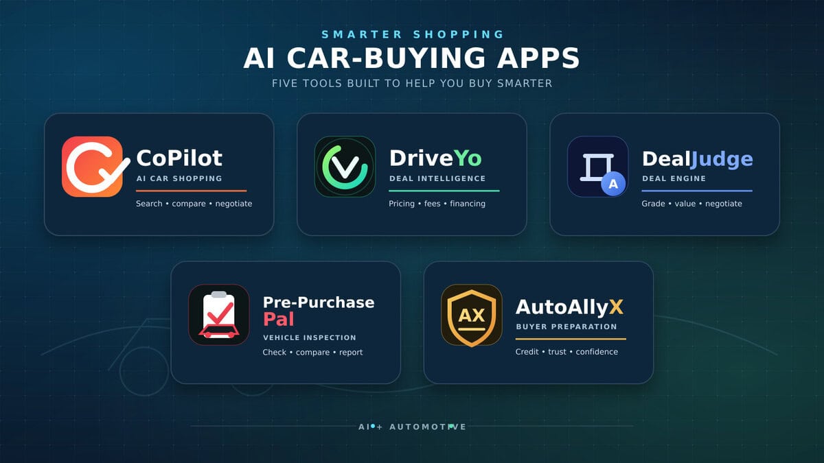 Featured image for “5 AI Car-Buying Apps Built to Help You Buy Smarter”