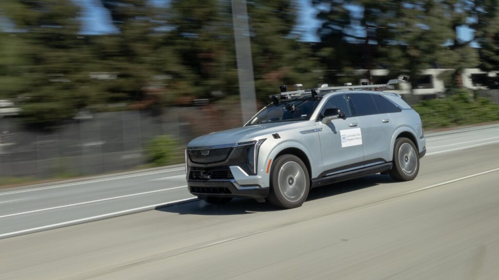 Cadillac Escalade IQ with sensors testing level 3 GM Super Cruise