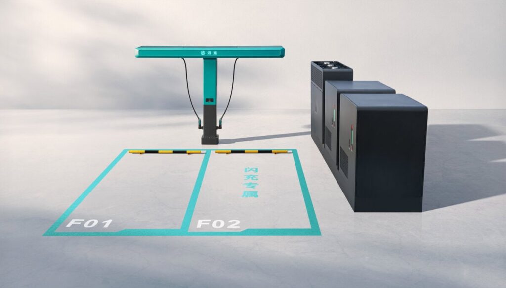 BYD pairs FLASH Charging stations with energy storage to support high-power charging. Photo: BYD