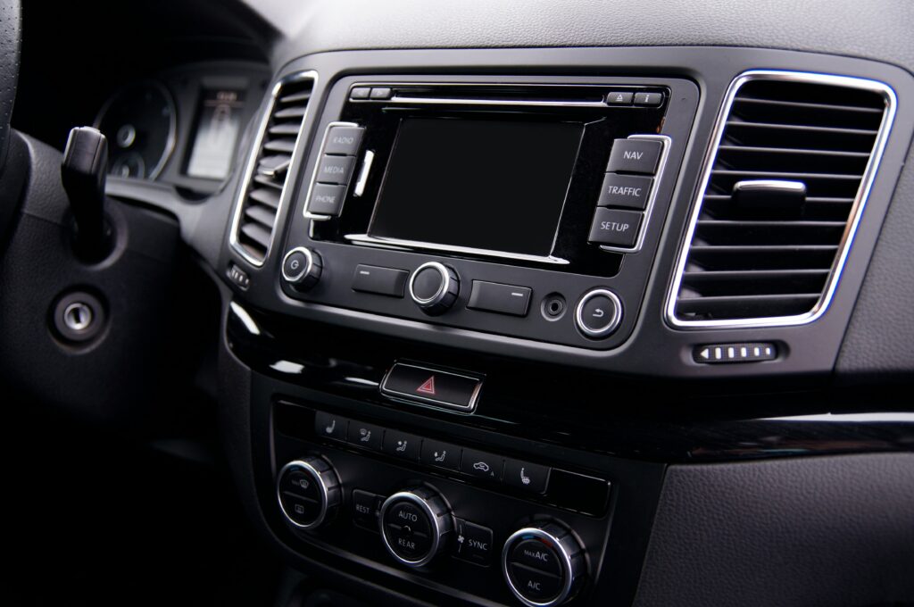 Infotainment unit in a modern vehicle