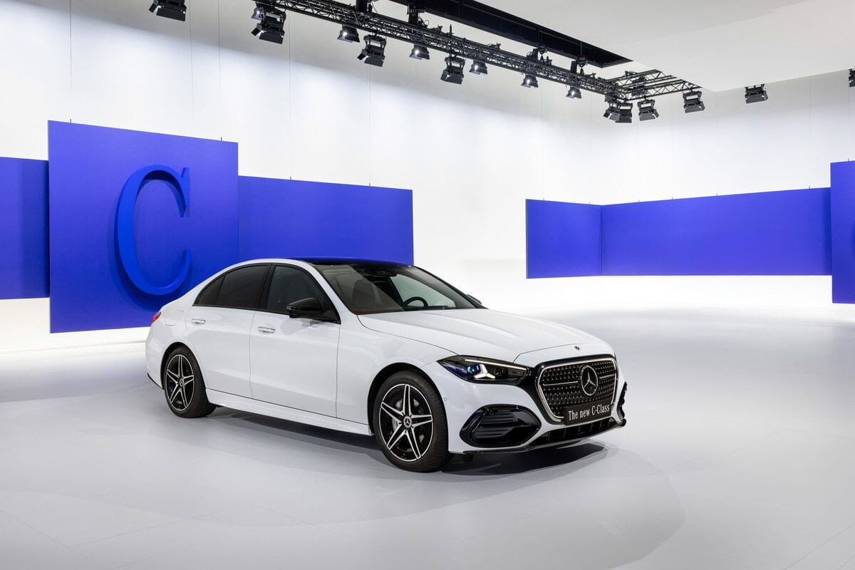 Featured image for “2027 Mercedes-Benz C-Class Adds AI and More Muscle”